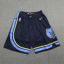 Grizzlies Navy Blue 1:1 Quality NBA Pants