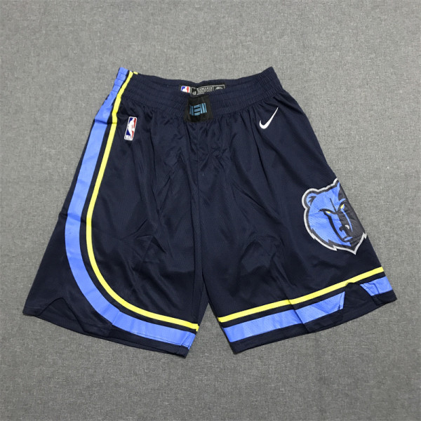 Grizzlies Navy Blue 1:1 Quality NBA Pants