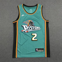 Detroit Pistons Cunningham #2 Green 1:1 Quality NBA Jersey