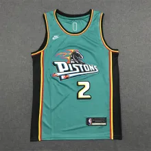 Detroit Pistons Cunningham #2 Green 1:1 Quality NBA Jersey