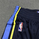 Grizzlies Navy Blue 1:1 Quality NBA Pants