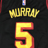 22/23 Hawks MURRAY #5 Black 1:1 Quality NBA Jersey