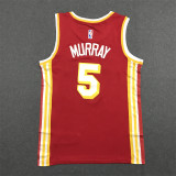 22/23 Hawks MURRAY #5 Red 1:1 Quality NBA Jersey