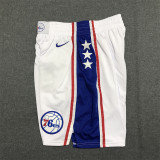 NBA 76ers White 1:1 Quality NBA Pants