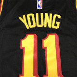 22/23 Hawks YOUNG #11 Black 1:1 Quality NBA Jersey