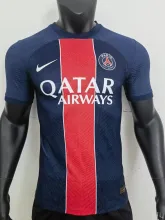 23/24 PSG Blue Player Eiffel Tower Edition 1:1 Quality Soccer Jersey