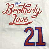 23 NBA 76ers Embiid #21 White City Edition 1:1 Quality NBA Jersey