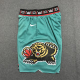19/20 Grizzlies Green 1:1 Quality Retro NBA Pants