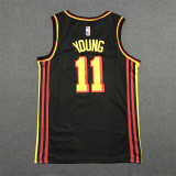 22/23 Hawks YOUNG #11 Black 1:1 Quality NBA Jersey