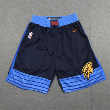 Oklahoma City Thunder Navy Blue 1:1 Quality NBA Pants