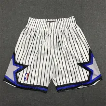 Magic White Stripe 1:1 Quality Retro NBA Pants