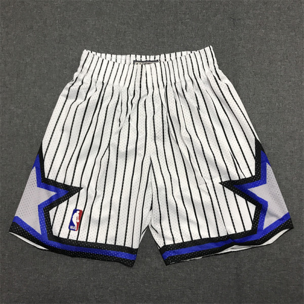 Magic White Stripe 1:1 Quality Retro NBA Pants