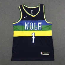 22/23 Pelican Williamson #1 Navy Blue City Edition 1:1 Quality NBA Jersey