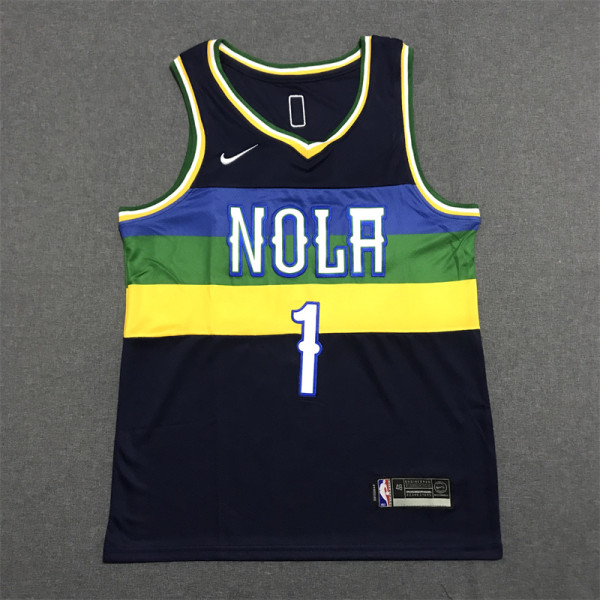 22/23 Pelican Williamson #1 Navy Blue City Edition 1:1 Quality NBA Jersey
