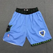Minnesota Timberwolves Sky Blue 1:1 Quality Retro NBA Pants