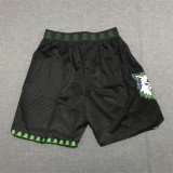 Minnesota Timberwolves Black 1:1 Quality Retro NBA Pants