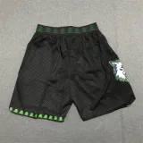 Minnesota Timberwolves Black 1:1 Quality Retro NBA Pants