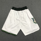 Minnesota Timberwolves White 1:1 Quality Retro NBA Pants