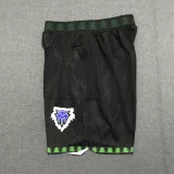 Minnesota Timberwolves Black 1:1 Quality Retro NBA Pants