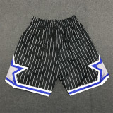 Magic Black Stripe 1:1 Quality Retro NBA Pants