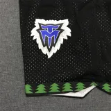 Minnesota Timberwolves Black 1:1 Quality Retro NBA Pants