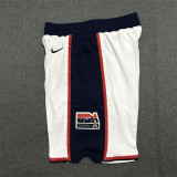 1992 Barcelona Olympic Games American Dream Team White 1:1 Quality Retro Pants