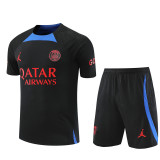 22/23 PSG Training Kit Black 1:1 Quality Training Shirt