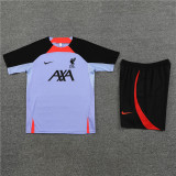 22/23 Liverpool Training Kit Purple 1:1 Quality Training Jersey