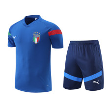 22/23 Italy Training Suit Blue 1:1 Quality Training Jersey
