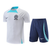 22/23 Inter Milan Training Suit White 1:1 Quality Training Jersey