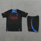 22/23 PSG Training Kit Black 1:1 Quality Training Shirt