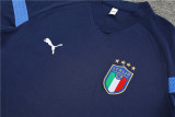 22/23 Italy Training Suit Blue 1:1 Quality Training Jersey
