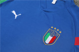 22/23 Italy Training Suit Blue 1:1 Quality Training Jersey