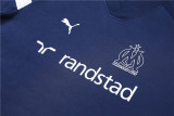 22/23 Marseille Training Suit Royal Blue 1:1 Quality Training Jersey
