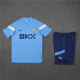 22/23 Manchester City Training Kit Blue 1:1 Quality Training Jersey