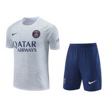 22/23 PSG Training Suit Gray 1:1 Quality Training Shirt