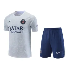 22/23 PSG Training Suit Gray 1:1 Quality Training Shirt