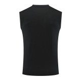 22/23 Real Madrid Vest Training Suit Kit Black 1:1 Quality Training Jersey