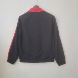 2022 Belgium Black-Red Double Sided Windbreaker