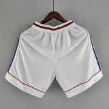 1998 France White Retro Shorts
