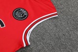 22/23 PSG Vest Training Suit Kit Red 1:1 Quality Training Shirt