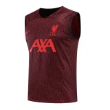 22/23 Liverpool FC Vest Training Suit Kit Maroon 1:1 Quality Training Jersey