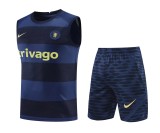 22/23 Chelsea Vest Training Suit Kit Royal Blue 1:1 Quality Training Jersey