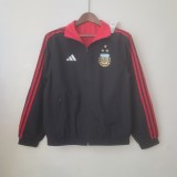 2022 Argentina Black-Red Double Sided Windbreaker