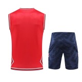 22/23 PSG Vest Training Suit Kit Red 1:1 Quality Training Shirt