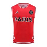 22/23 PSG Vest Training Suit Kit Red 1:1 Quality Training Shirt