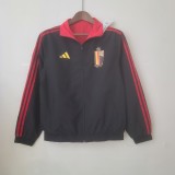 2022 Belgium Black-Red Double Sided Windbreaker