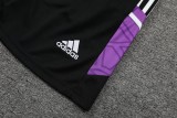 22/23 Real Madrid Vest Training Suit Kit Black 1:1 Quality Training Jersey