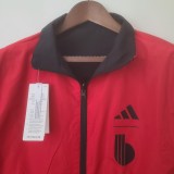 2022 Belgium Black-Red Double Sided Windbreaker