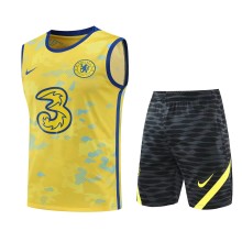 22/23 Chelsea Vest Training Suit Kit Yellow 1:1 Quality Training Jersey
